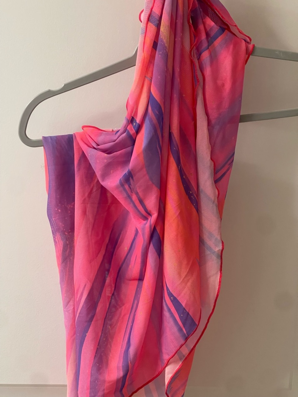 Swimsuit Sarong Vibrant Pink & Purple Lightweight